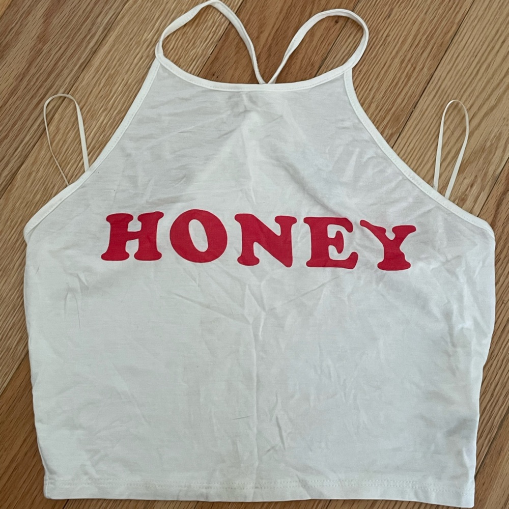 Honey halter top - size S